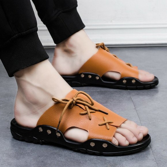 Orange Sandals / Slippers for men Slip-On Sliders Orange Footwear College Colors main image 5